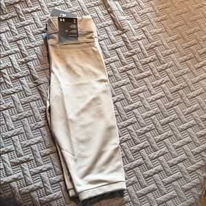 Under Armour Light Gray Boys Baseball Knicker